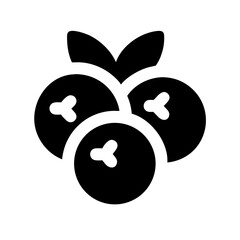 Juniper Berry Icon Silhouette