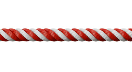 Fototapeta premium Red white twisted rope background