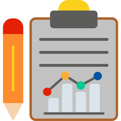 Analytics Clipboard Icon