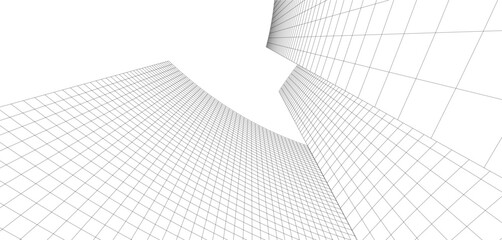 Architecture building. Design background vector illustration