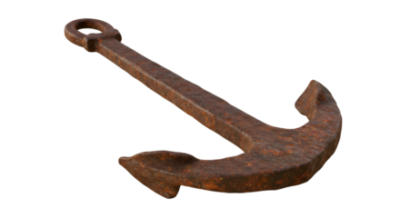 Rusty anchor image