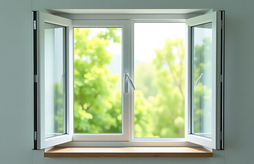 Open Window With Fresh Air Symbolizing Asthma Relief On World Asthma Day