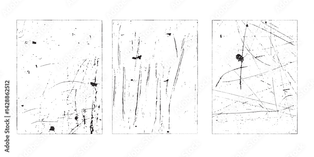Poster grunge urban backgrounds set.texture vector.dust overlay distress grain ,simply place illustration o