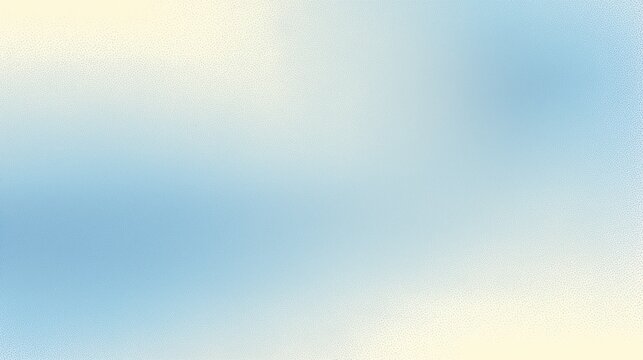 Abstract watercolor blue and white gradient background with soft light, paper texture, and grainy noise effect in sky blue, pastel yellow, beige, gray, and silver. Elegant minimalist design for brandi