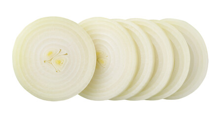 Stacked onion slices