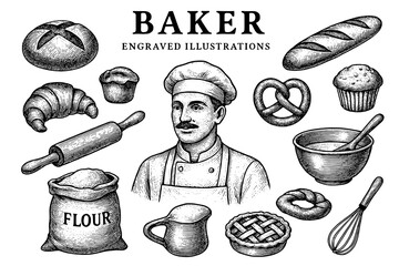 Crafting artisanal bread and pastries in a quaint bakery while celebrating the art of baking and tradition