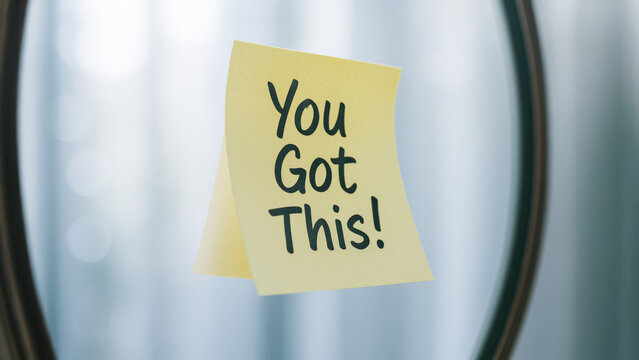 You can achieve your goals in life with this motivational concept reminding you that family support is always there