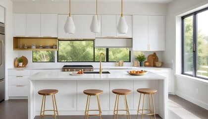 interior modern design room 3d