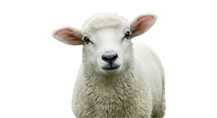 Fototapeta premium White sheep portrait