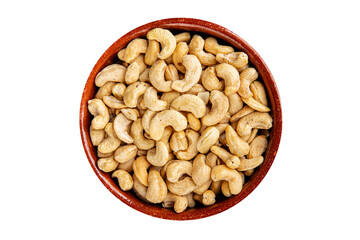 Cashew nuts superfood natural food dish organic fresh tasty gourmet food background on the table rustic food top view copy space