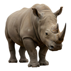 Obraz premium Side-by-Side Rhinos Standing Together