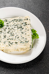 Gorgonzola cheese Roquefort cheese mold natural food dish organic product fresh tasty gourmet food background on the table rustic food top view copy space