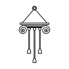 Roman Wind Chime Ancient Decor