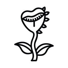 Venus Flytrap Vector Illustration © MSTTARZINA