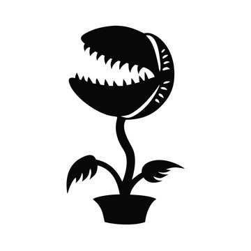 Venus Flytrap Vector Illustration