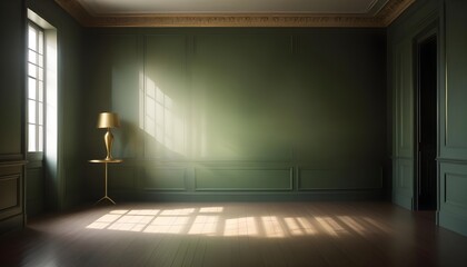 interior modern design room 3d