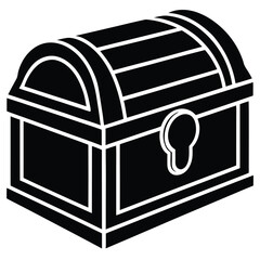 Treasure Chest Vector Illustration