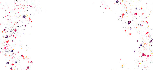 Festive confetti border perfect for celebrations, invitations, and more!
