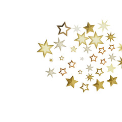 A cluster of golden stars on a black background, creating a shimmering and festive visual.