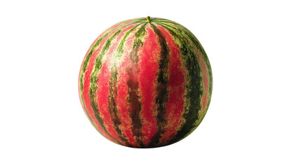 Fresh Watermelon: Sweet Summer Delight on a white background.