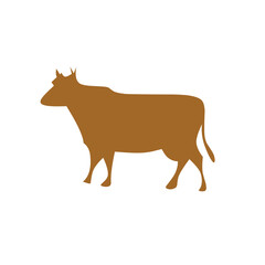 cow silhouette vector