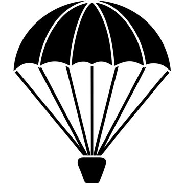 Creative details Parashoot icon vector illustration 