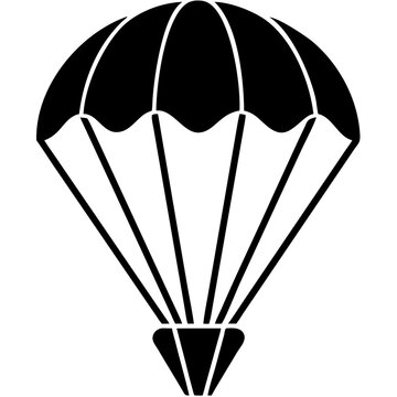 Creative details Parashoot icon vector illustration 
