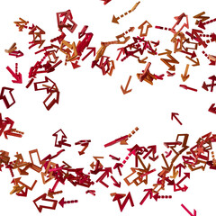 Abstract Green Arrows Background