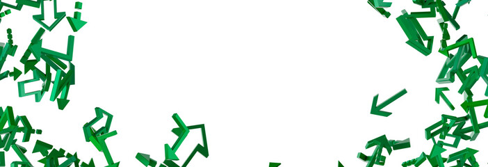 Green Arrows Background