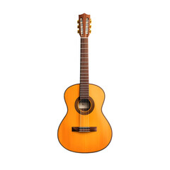 Obraz premium A classic acoustic guitar a wooden stringed instrument used to create soothing melodies and rhythmic accompaniment in various musical genres