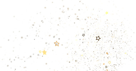 Golden Dreamscapes: Step Into a 3D Rainfall of Gleaming Stars