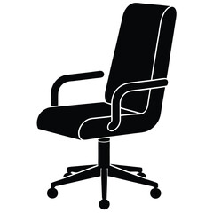 office chair isolated on white