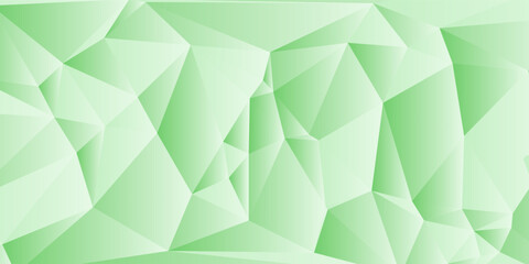 Obraz premium Light GREEN vector gradient triangles texture. Triangular geometric sample with gradient. Pattern for a brand book's backdrop.