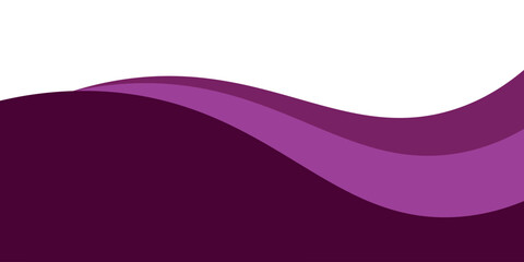 Curved Header and Footer Element. Vector Illustration