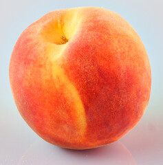Pfirsich, Obst, isoliert, Steinobst, saftig,