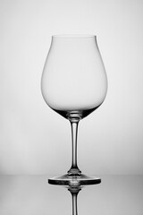 empty wine glass