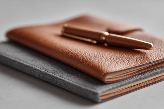 close-up of european traveler essentials with plenty of copy space