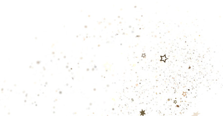 Abstract Gold and Black Scattered Pattern