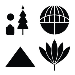 set of vector icons