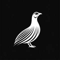 Fototapeta premium Quail Bird Logo