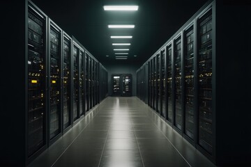 Server room hallway