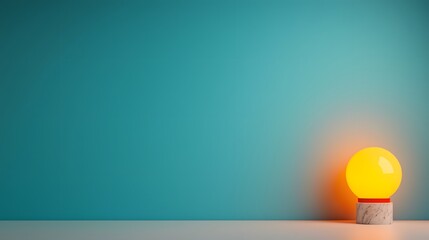 Ornate floor lamp with a glowing alabaster orb