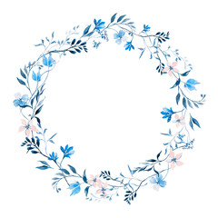 frame with flowers