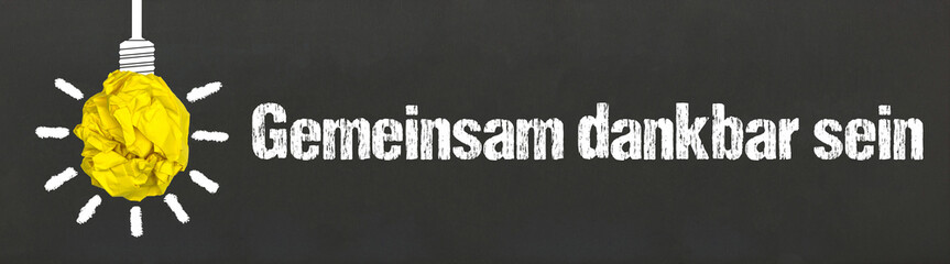 Gemeinsam dankbar sein