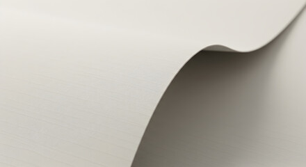 Elegant Curve Of Light Grey Paper Texture Background With Subtle Shadow