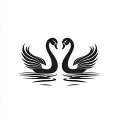 Fototapeta premium Two Swans