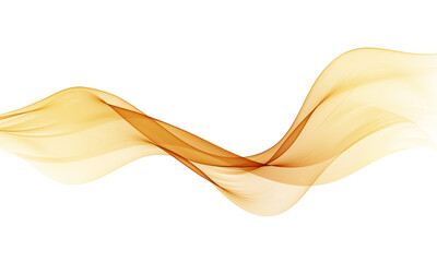 Abstract golden waves. Shiny golden moving lines, design element for greeting card, discount coupon, certificate, invitation.