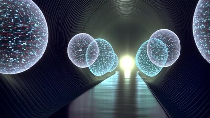 Path of Code: Binary Spheres Leading to the Digital Horizon

 - Powered by Adobe