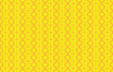 Intricate sunny pattern of diamond shapes crosses  squares