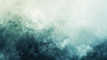 Abstract Misty Blue and White Watercolor Texture